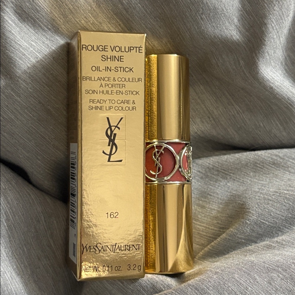 NIB YSL Rouge Volupte Shine Oil-In-Stick #162 pulsing rosehip
